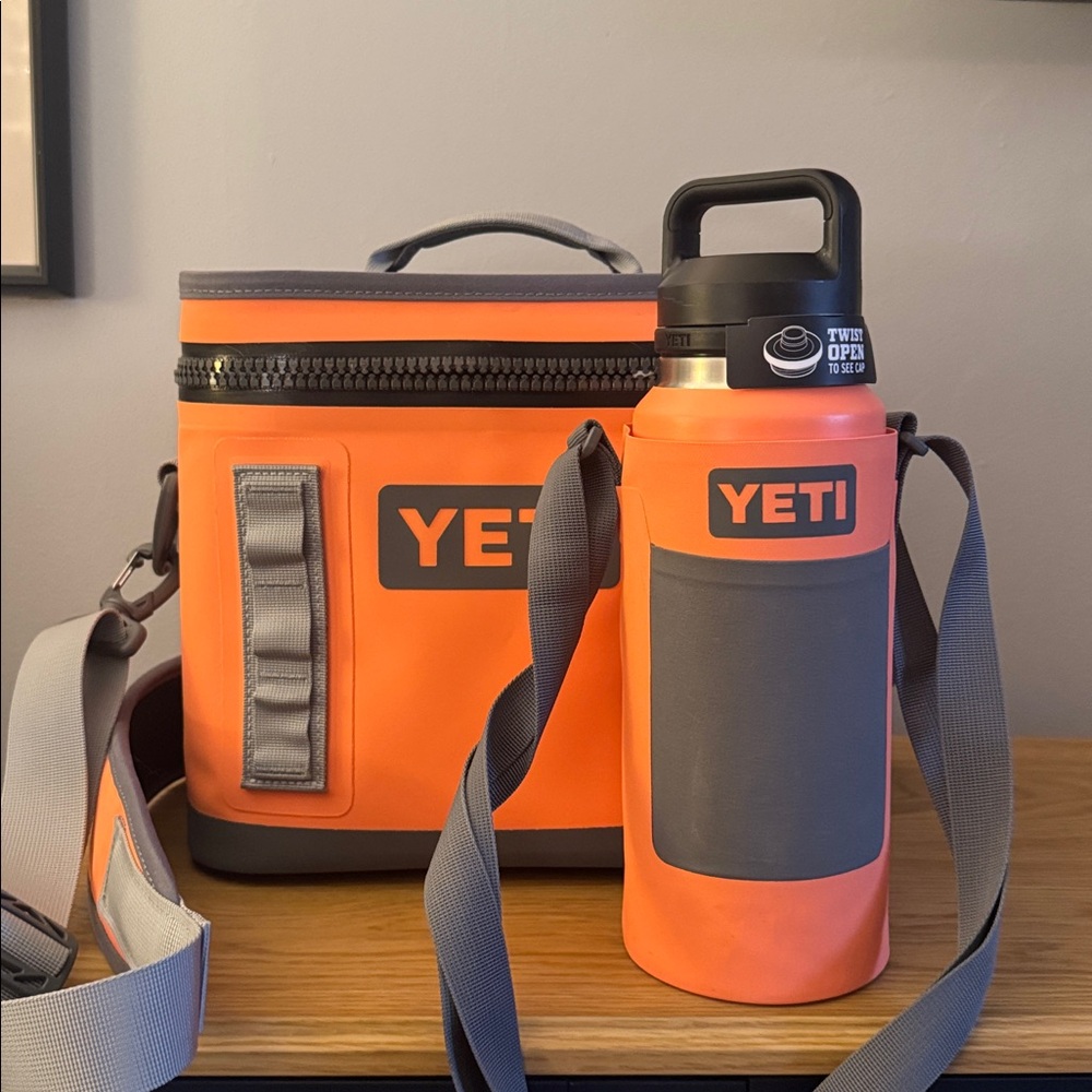 Yeti hopper 8 coral bundle